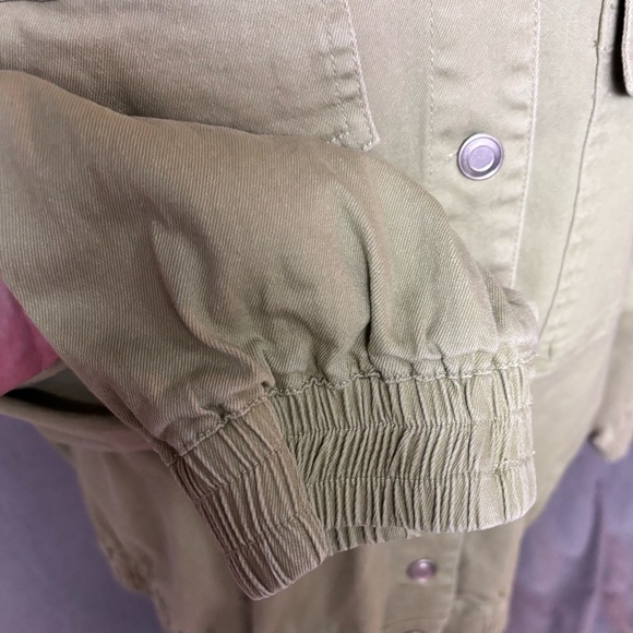 Skies Are Blue Light Green Jean Jacket, Size: 1X, NWT - Picture 5 of 6